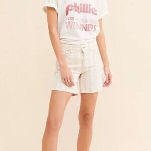 Pilcro and the Letterpress Slim Boyfriend Shorts 27